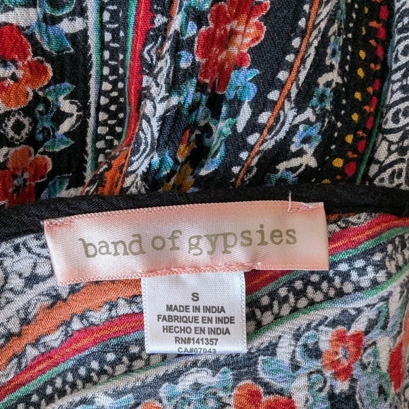 Band of Gypsies Colorful Patterned Maxi Dress - Picture 4 of 6